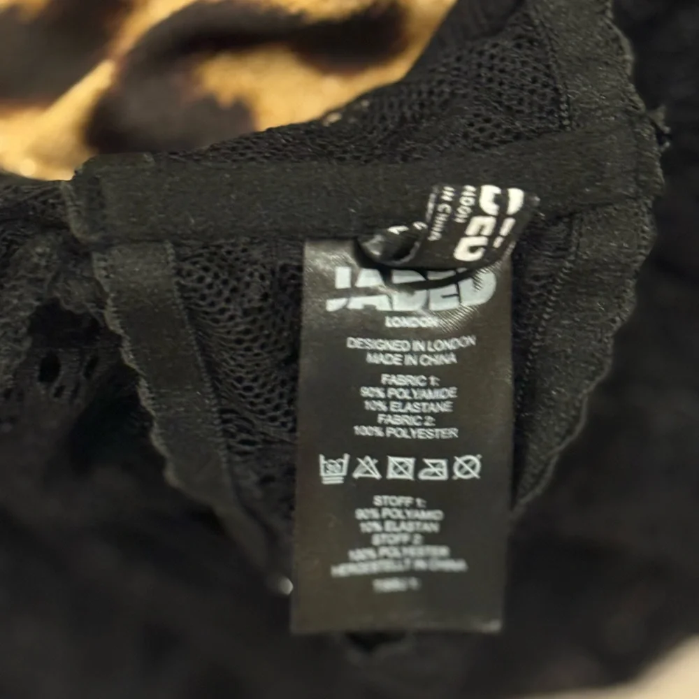 Jaded London Astoria Bralette Cheetah Lace maxi Top duster - Picture 8 of 8